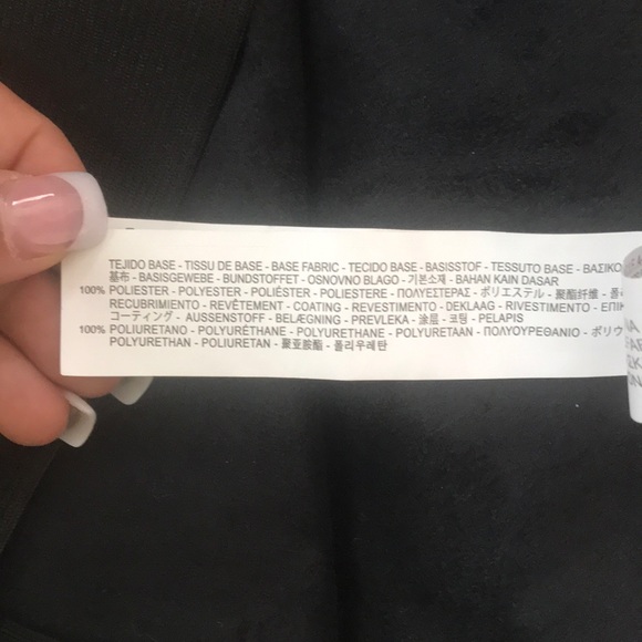 Zara Faux Leather Moto Pants - Picture 8 of 8